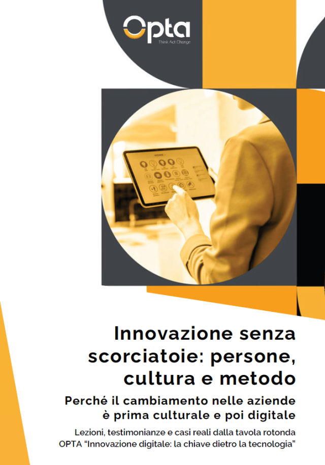 Copertina evento di digital transformation & change OPTA novembre 2025